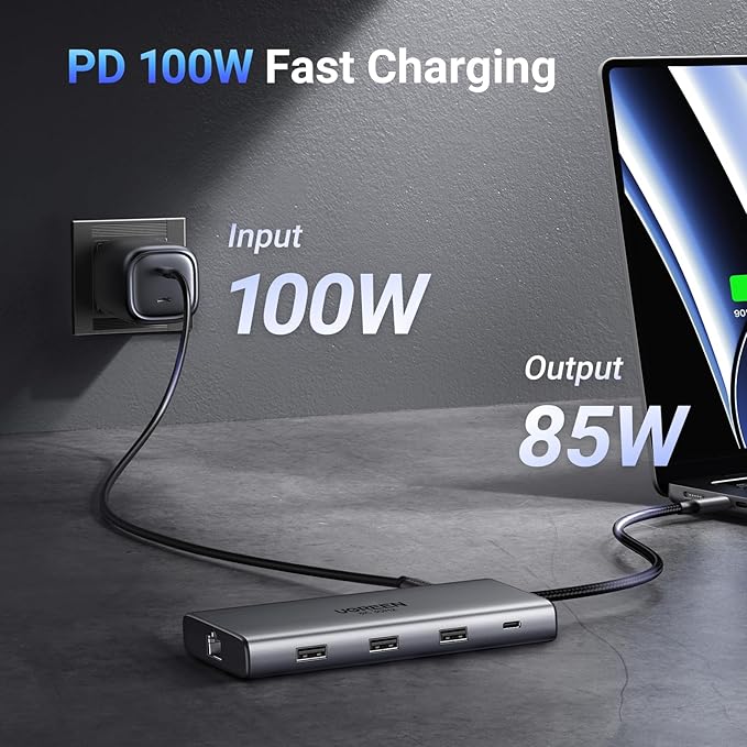 UGREEN Docking Station 10 in 1 Revodok Pro 210 USB C Dock Dual HDMI 4K@60Hz - Image 7