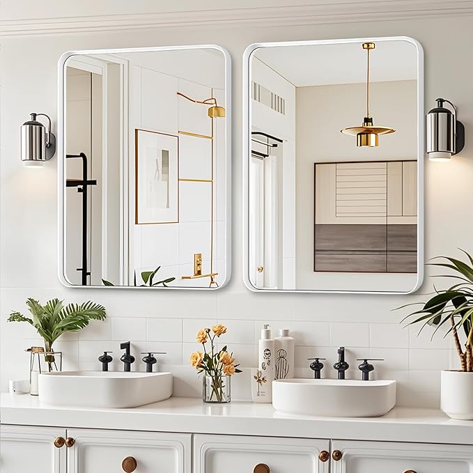 Fabuday Bathroom Mirror for Wall 30x22 Inch - Image 2