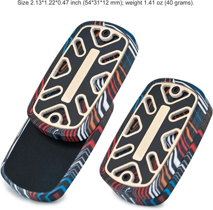 DjuiinoStar Silent Fidget Slider, CNC Machined Push Slider, Big&Lightweight - Image 2