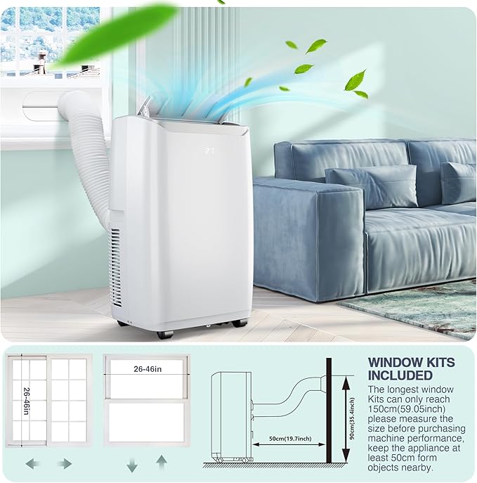 Portable Air Conditioners 14, 000 BTU, Portable AC Units - Image 3