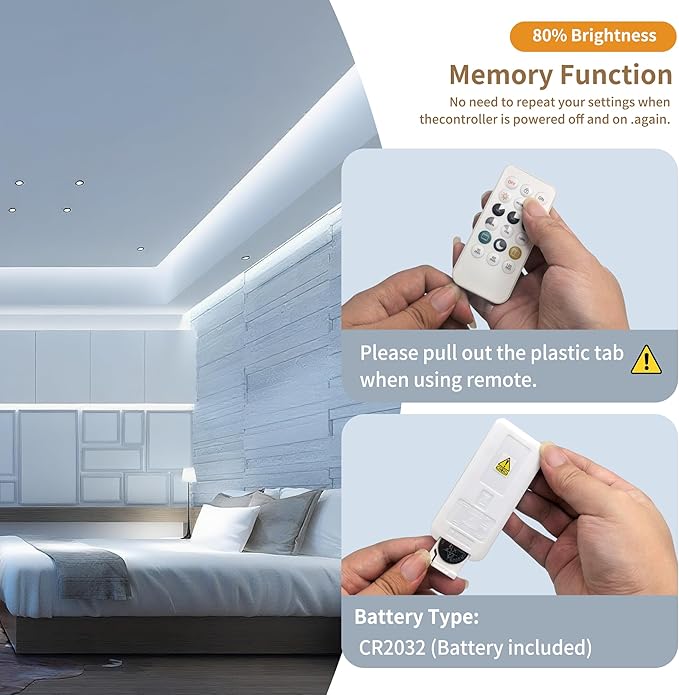 Pandery Remote Dimmer LED Controller Kit, App Control 2.4G RF Wireless Remote - Image 5