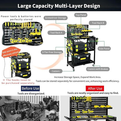 Lumizone Foldable Tool Cart - Image 3