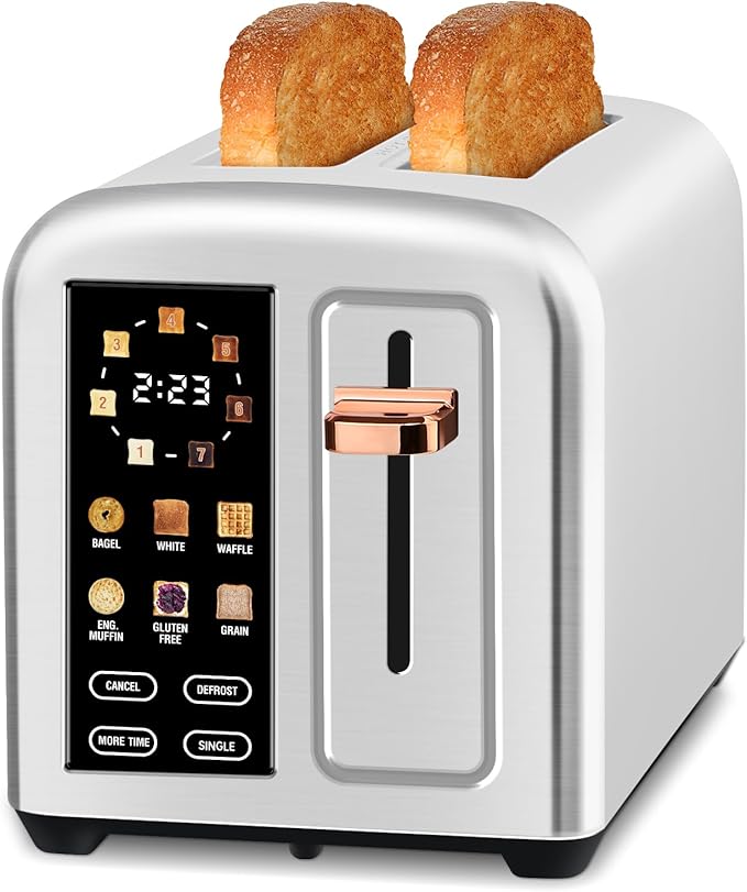 SEEDEEM Toaster 2 Slice, Real Touch Screen by SEEDEEM