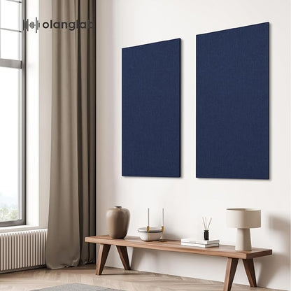 Olanglab Acoustic Panels 2 Pack, Fabric Wrapped Sound Proof Foam Panels - Image 7
