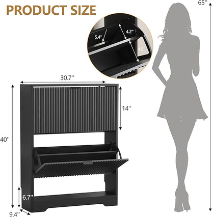 Shoe Cabinet Storage for Entryway - Image 2