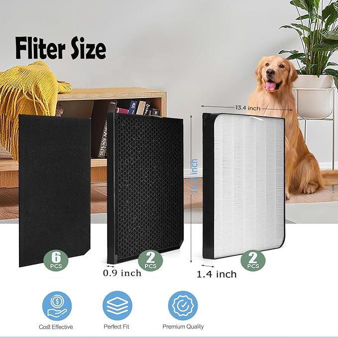 10-Pack Filters Replacement Set Compatible - Image 5