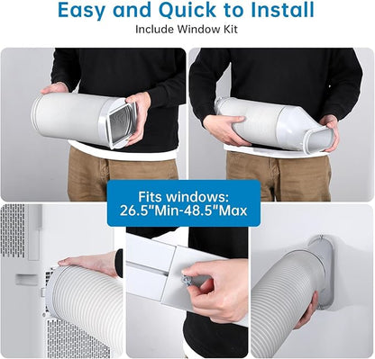 Portable Air Conditioners 8000 BTU, Remote Control AC Unit - Image 7