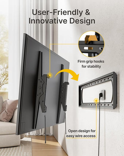 monTEK Heavy Duty Tilting TV Wall Mount - Image 8