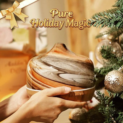 Porseme 500ml Glass Essential Oil Diffuser Aromatherapy Ultrasonic Cool Mist - Image 6