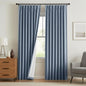 Pinch Pleated Curtains 100% polyester Curtains 102 Inches Long for Bedroom Living Room, Natural Memory Trained Thermal Insulated Room Darkening Window Pleat Drapes with Hooks, 2 Panels