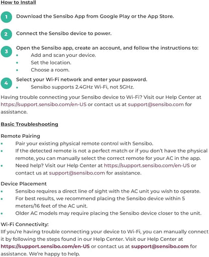 Sensibo Sky, Smart Wireless Air Conditioner Controller. Quick & Easy DIY - Image 8