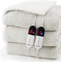 Electric Blanket King Waffle, 90x100 Inches, Dual Controllers, Sherpa Fleece by blunique