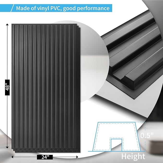Art3d 12-Pack Slat Design 3D Wall Panels - Image 4
