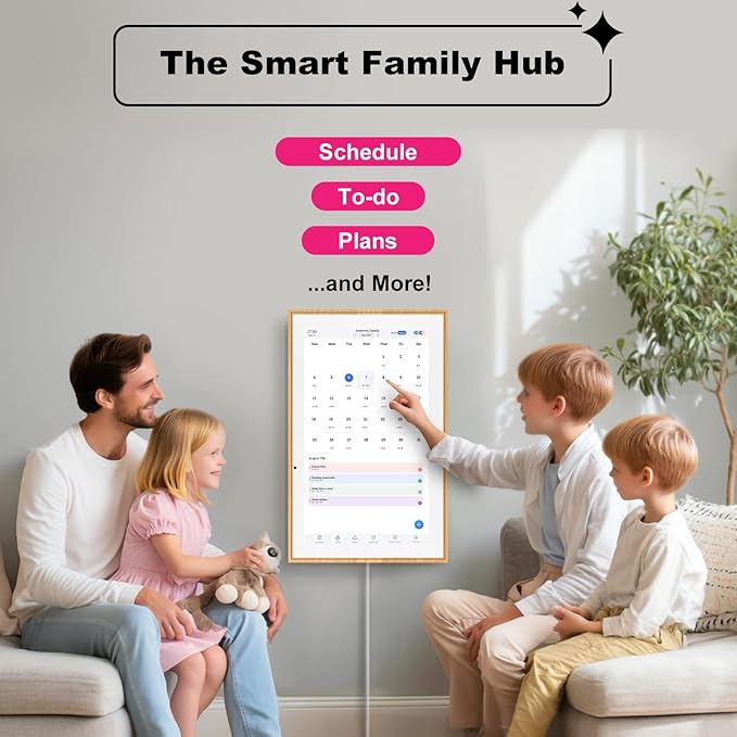 Digital Calendar, 15.6 Inch Wall Planner Electronic Calendar&Chore Chart - Image 3
