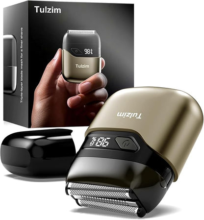 Tulzim Electric Foil Shaver for Men: Portable Electric Razor for Beard/Face by ElectricRazor