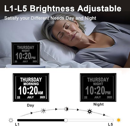 LaMi Products 7.85 Inch Dementia Clock - Image 4
