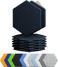 Amantech 12 Pack Acoustic Panels Self Adhesive Sound Proof Foam, High Density by Amantech