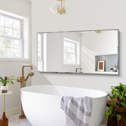 CILIBER Beveled Bathroom Mirror, 30x60 Large Frameless Mirrors - Image 6