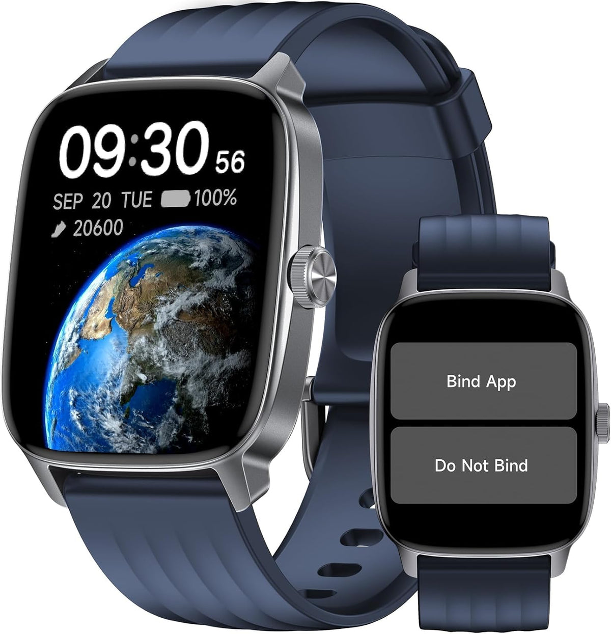 pedometer watch senior friendly no app no phone, main product view