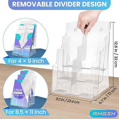 AMGSH 3 Tier Brochure Stand - Image 2