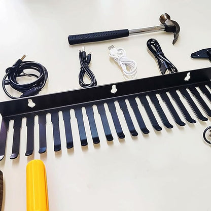 EINCORN Professional Grades Cable Storage Rack 20 Slot Wall Organizers - Image 5