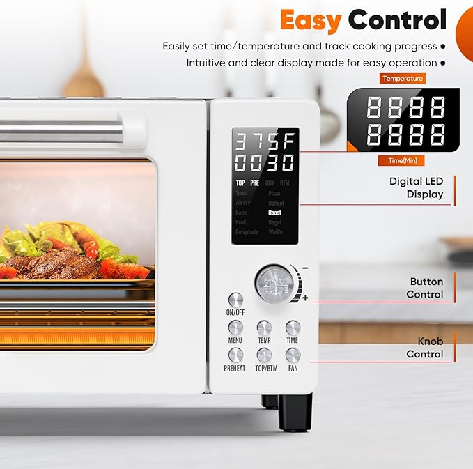 Nuwave Bravo Pro Convection Air Fryer Toaster Oven Combo, 2025 New and Improved - Image 5