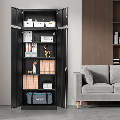Storage Cabinet, 87 Inch Tall Metal Storage Cabinet - Image 2