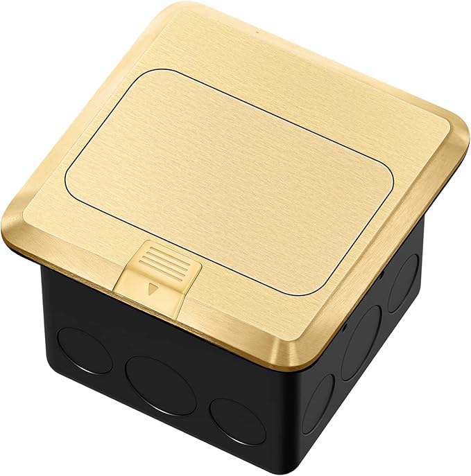 Vagueior Pop-Up Floor Box Kit, 20A Tamper-Weather Resistant Receptacle GFCI - Image 7