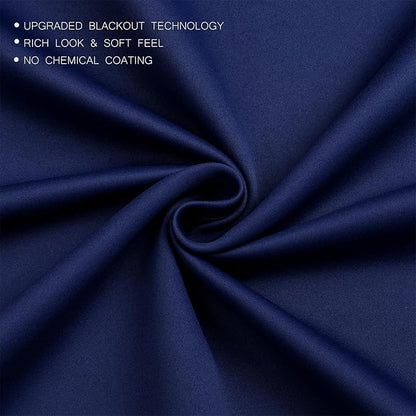 MIUCO Room Darkening Grommet Thermal Insulated Blackout Window Curtains Panels - Image 4