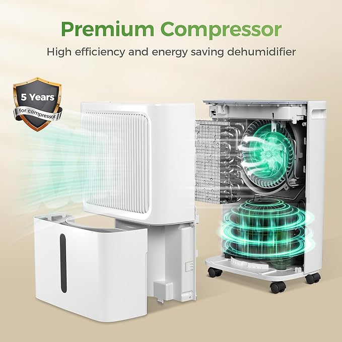 2, 500 Sq Ft Home Dehumidifier - Image 2