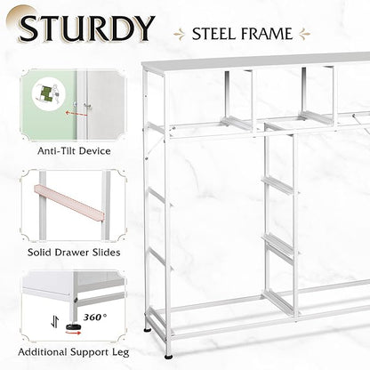 WLIVE 9-Drawer Dresser, Fabric Storage Tower - Image 7