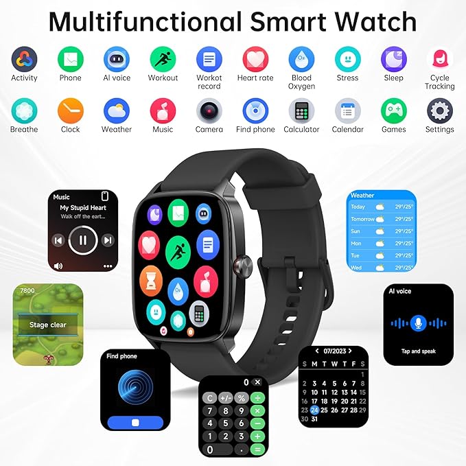 Smart Watches for Women Men - Image 5
