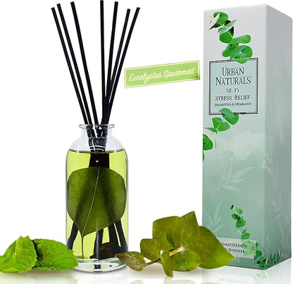 Urban Naturals Eucalyptus Spearmint Stress Relief Aromatherapy Diffuser Gift - Image 2