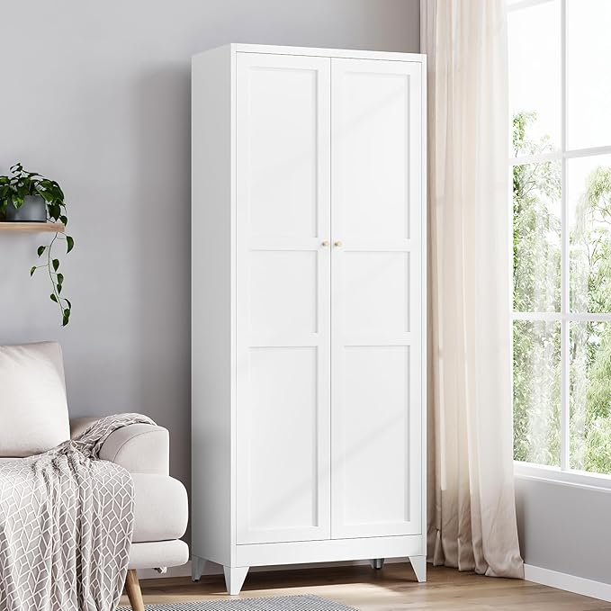 Yizosh Metal Pantry Cabinet, Cupboard by Yizosh