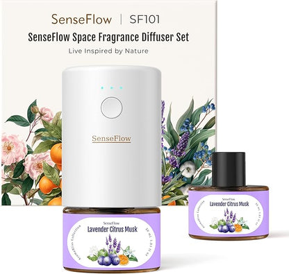 SF101 Pro Plug In Air Freshener, Waterless Essential Oil Diffuser, Non-Toxic by SenseFlow
