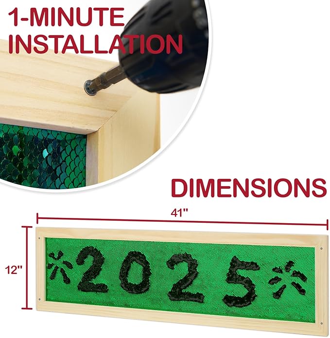 Monläurd® Sequin Sensory Wall Panel – Reversible Flip Fabric Board - Image 4