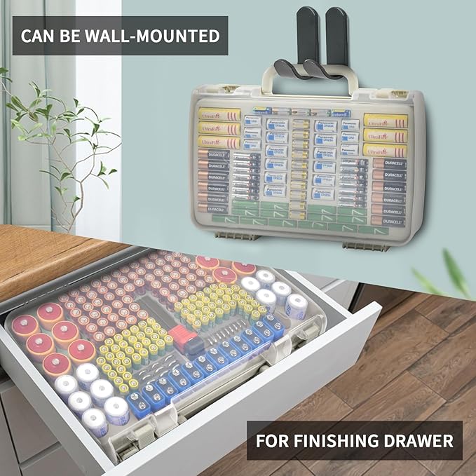 Battery Organizer Storage Holder Box Case - Image 8
