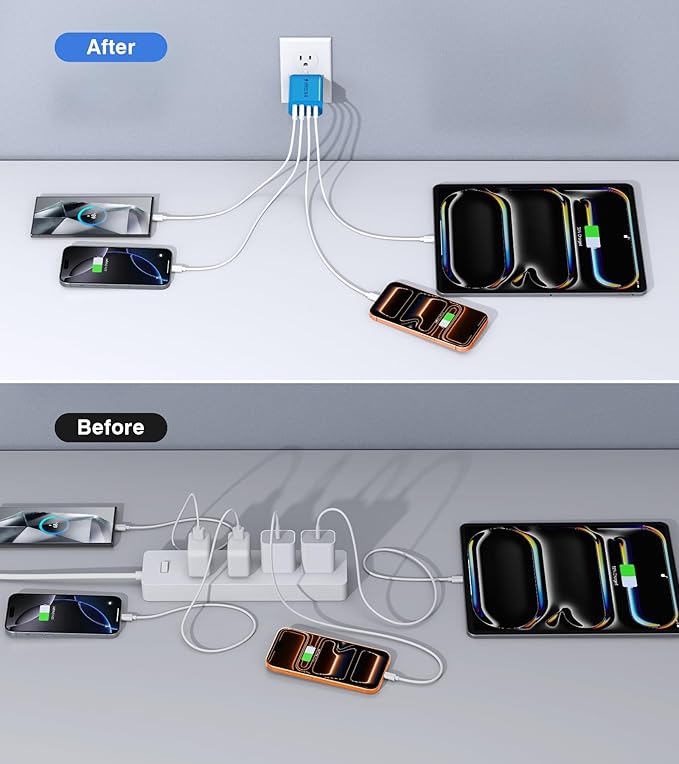 Wall Charger, USB C Charger Block, iPhone 17 16 15 14 13 Pro Max Airpod - Image 6