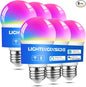 Lightinginside Smart Light Bulbs 6 Pack, Smart Bulb Works by Lightinginside