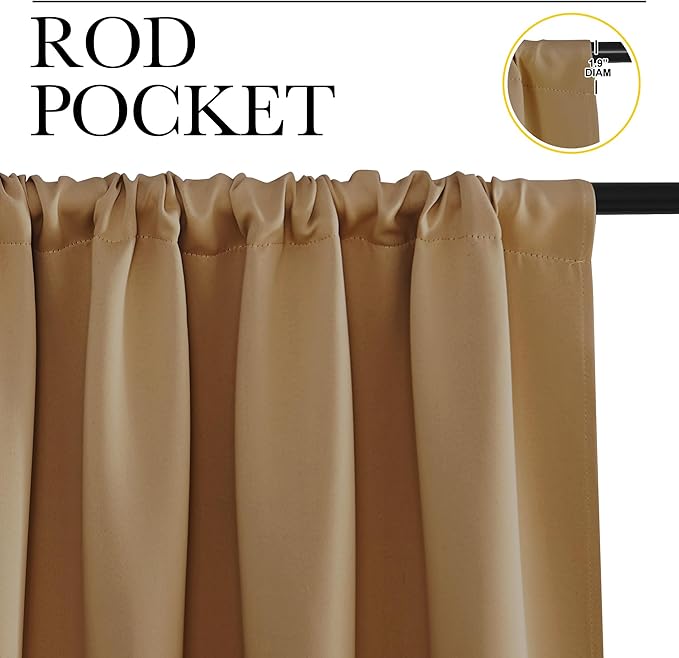 NICETOWN RV Blackout Curtains for Camper Windows, Short Blackout Curtains & - Image 2