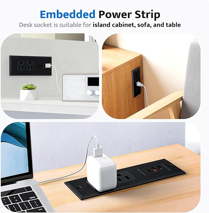 DOACE Recessed Power Strip - Image 5