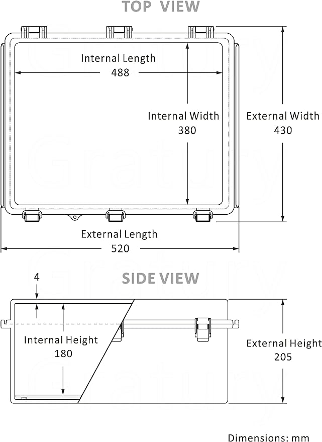 Gratury Junction Box, IP67 Waterproof Plastic Enclosure - Image 3