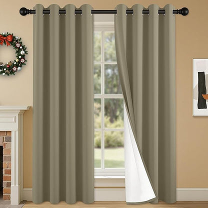 100% Blackout Curtains 84 Inch Length by Unknown
