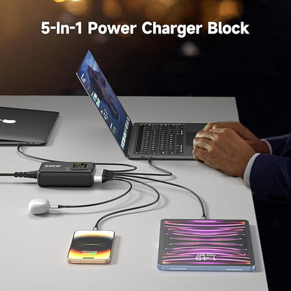 240W GaN Charger, 5-Port USB C Charger - Image 5