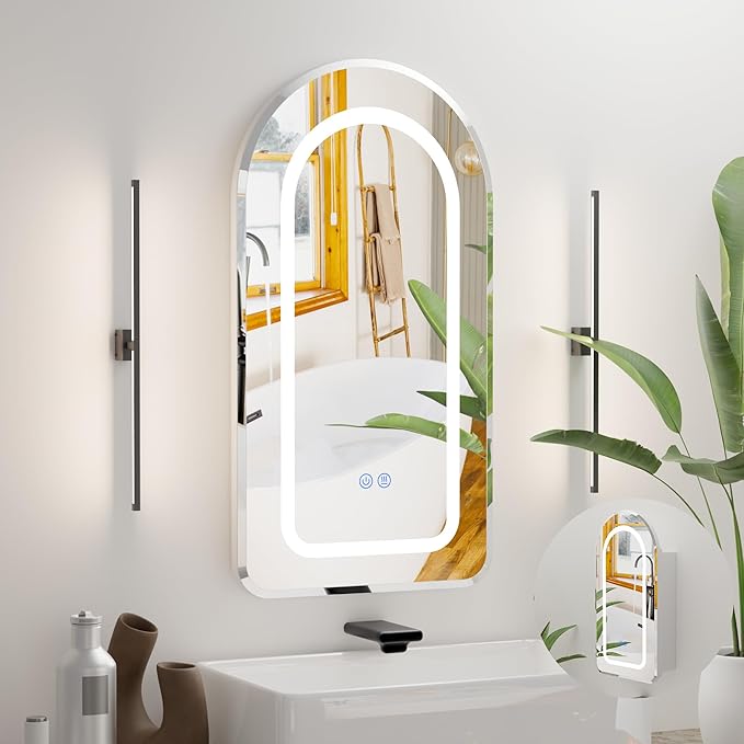 LED Arched Bathroom Medicine Cabinet by REYOXCEL
