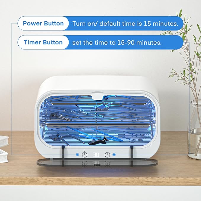 Yofuly Sterilizer for Esthetician, 12L Double-layer Large Sterilizer for Nail - Image 6