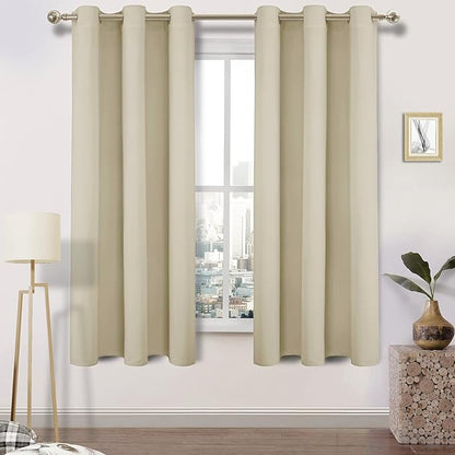 DWCN Blackout Curtains for Bedroom, Room Darkening Thermal Insulated & Light by DWCN