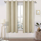 DWCN Light Beige Room Darkening Curtains by DWCN