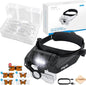 eSynic Type-C Rechargeable Magnifying Glasses Headset-Up to 14X Magnification-5 by eSynic