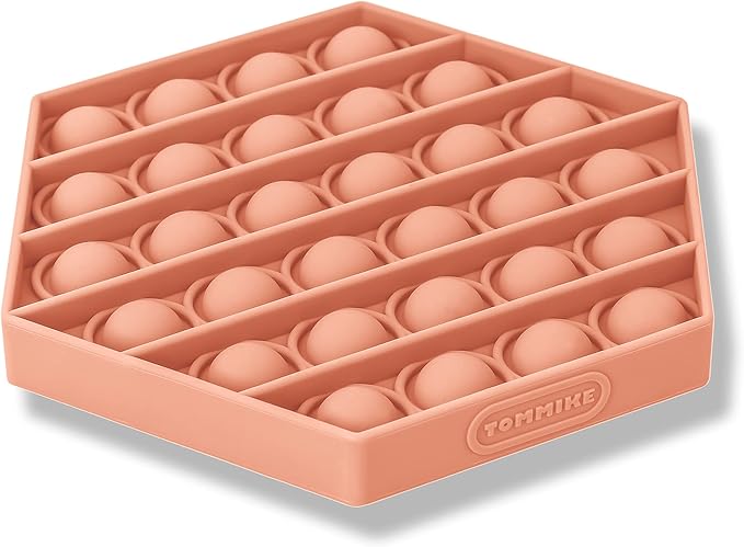 TOMMIKE Hexagon Push Pop Fidget Toy Bubble Sensory by TOMMIKE